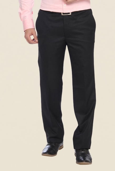 Raymond Black Solid Trouser Raymond Black Solid Trouser