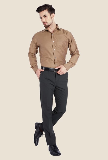 Raymond Black Solid Trouser Raymond Black Solid Trouser