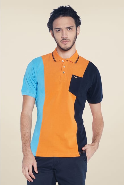 Park Avenue Orange Polo T Shirt Park Avenue Orange Polo T Shirt