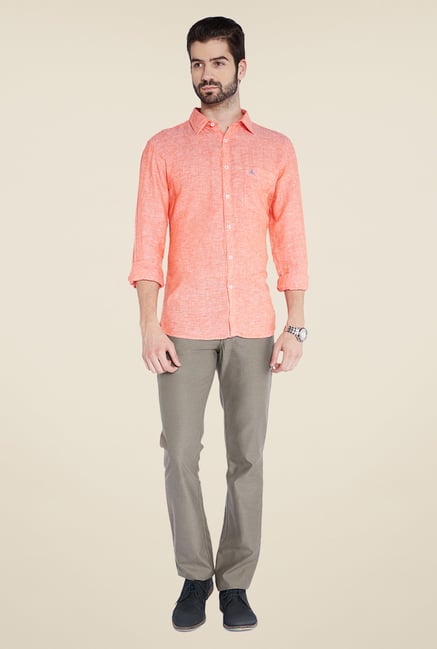Parx Grey Solid Trouser Parx Grey Solid Trouser