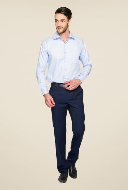 Raymond Navy Solid Trouser Raymond Navy Solid Trouser