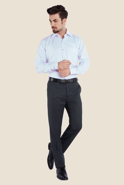 Raymond Grey Solid Trouser Raymond Grey Solid Trouser