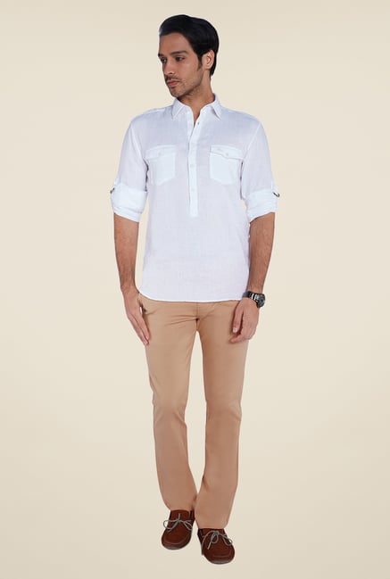 Parx Brown Solid Trouser Parx Brown Solid Trouser