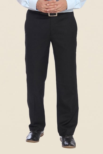 Raymond Black Solid Trouser Raymond Black Solid Trouser
