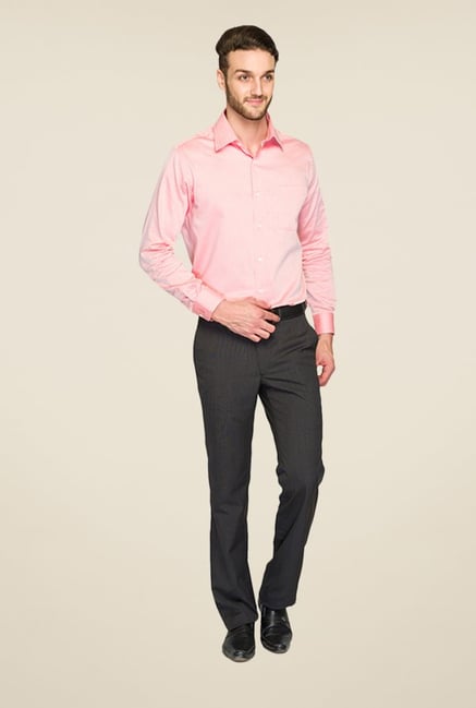 Raymond Grey Solid Trouser Raymond Grey Solid Trouser