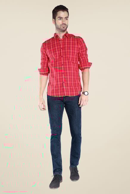 Parx Blue Raw Denim Slim Fit Jeans Parx Blue Raw Denim Slim Fit Jeans
