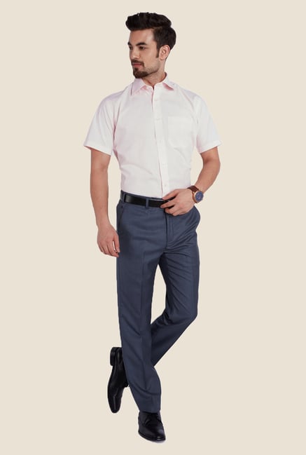 Raymond Grey Solid Trouser Raymond Grey Solid Trouser