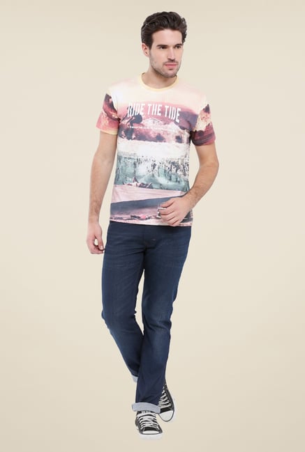 Parx Navy Rinse Washed Jeans Parx Navy Rinse Washed Jeans