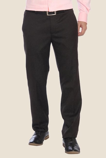Raymond Black Solid Trouser Raymond Black Solid Trouser