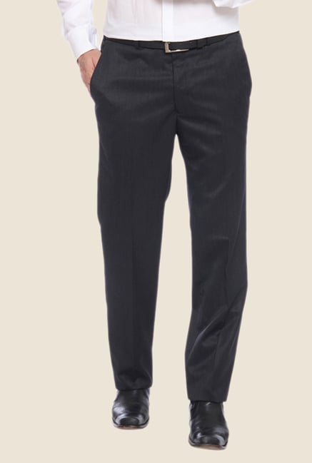 Raymond Black Solid Trouser Raymond Black Solid Trouser