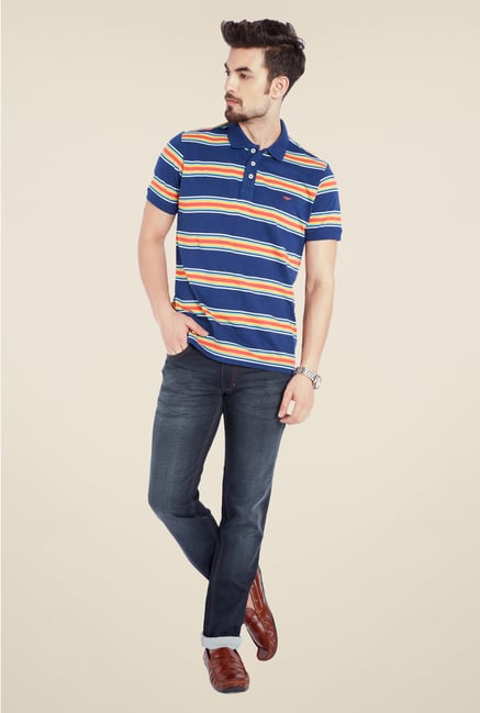 Park Avenue Navy Lightly Washed Jeans Park Avenue Navy Lightly Washed Jeans