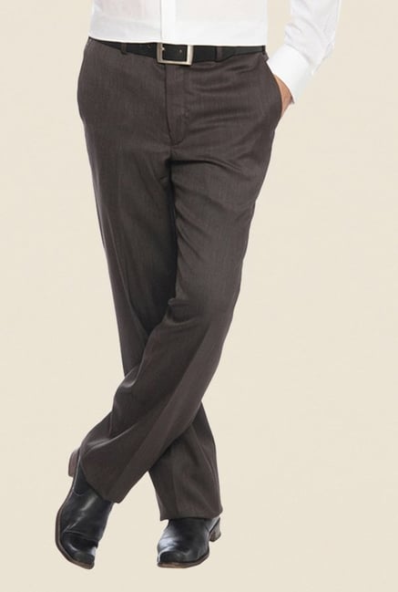 Raymond Brown Solid Trouser Raymond Brown Solid Trouser