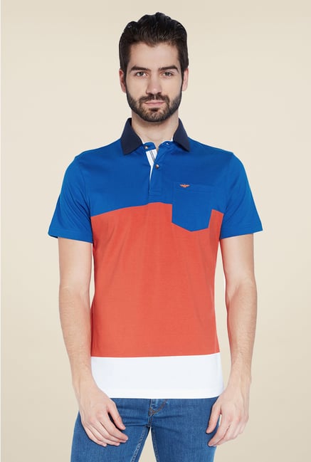Park Avenue Orange Polo T Shirt Park Avenue Orange Polo T Shirt