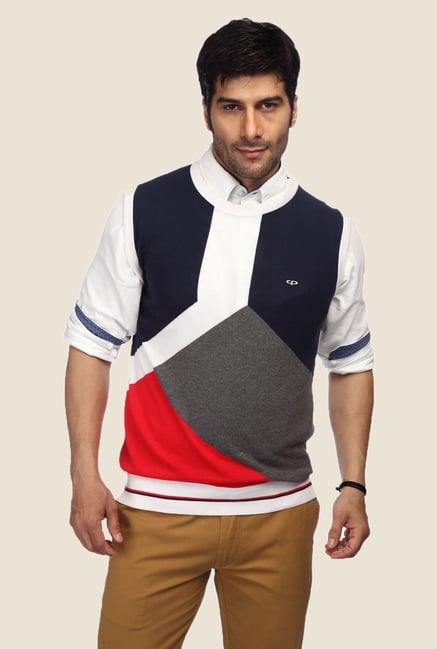 ColorPlus White Textured T Shirt ColorPlus White Textured T Shirt