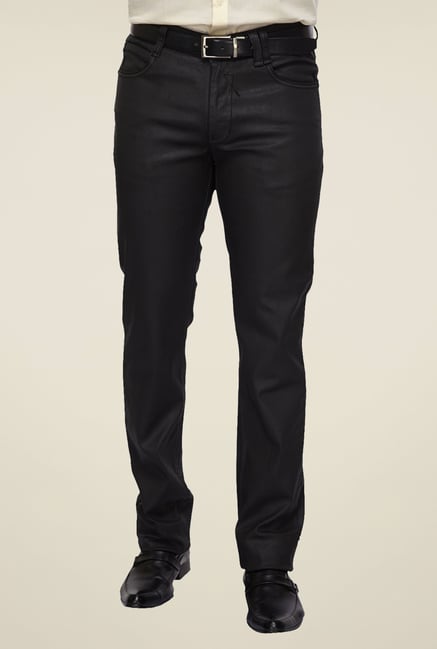 Parx Black Raw Denim Jeans Parx Black Raw Denim Jeans