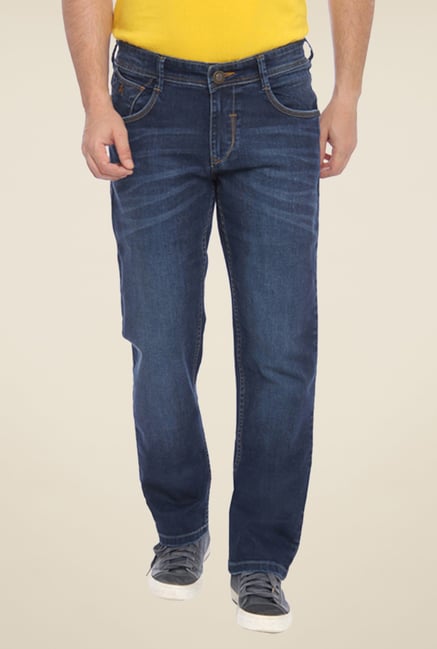 Parx Blue Lightly Washed Jeans Parx Blue Lightly Washed Jeans