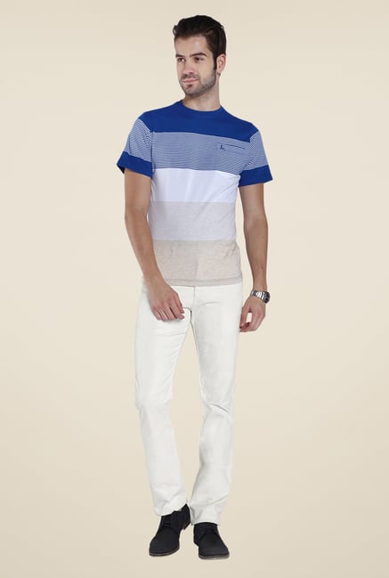 Parx White Solid Chinos Parx White Solid Chinos