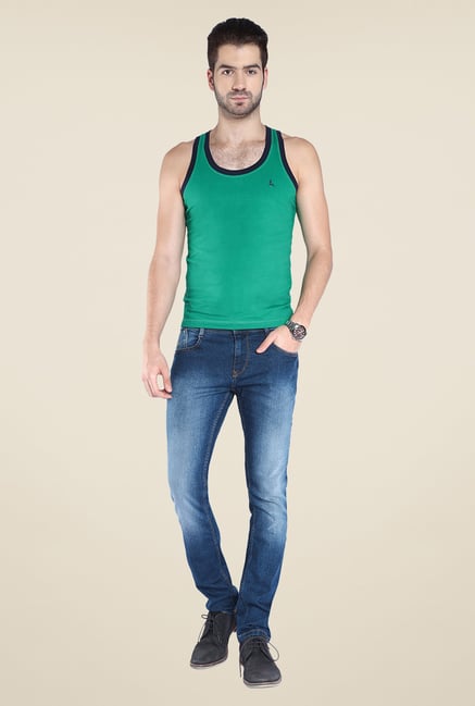 Parx Blue Lightly Washed Jeans Parx Blue Lightly Washed Jeans