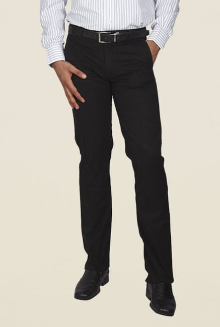 ColorPlus Black Solid Trouser ColorPlus Black Solid Trouser
