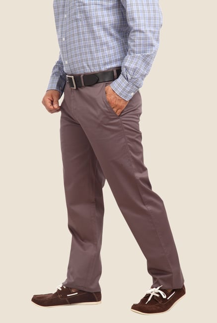 ColorPlus Grey Solid Trouser ColorPlus Grey Solid Trouser