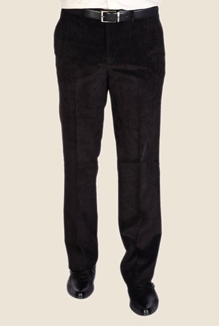 Raymond Dark Grey Solid Trouser Raymond Dark Grey Solid Trouser