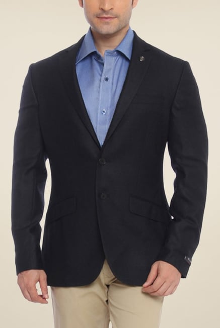 Raymond Black Solid Blazer Raymond Black Solid Blazer