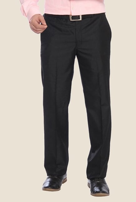 Raymond Black Solid Trouser Raymond Black Solid Trouser