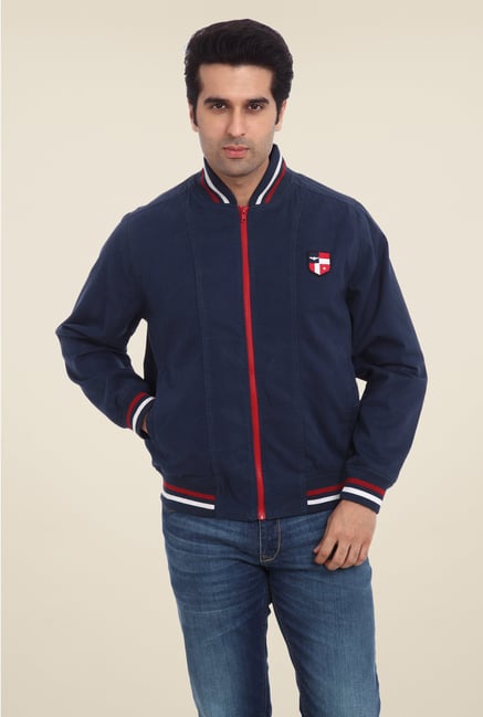 Park Avenue Navy Solid Jacket Park Avenue Navy Solid Jacket
