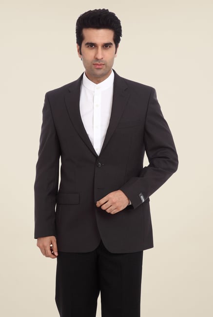 Raymond Black Solid Blazer Raymond Black Solid Blazer
