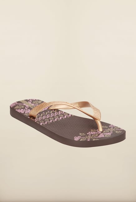 Ipanema Golden & Brown Flip Flops Ipanema Golden & Brown Flip Flops