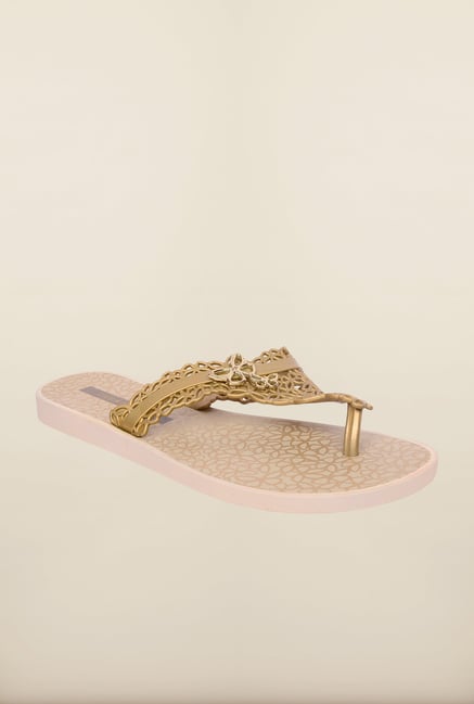 Ipanema Beige & Golden Flip Flops Ipanema Beige & Golden Flip Flops