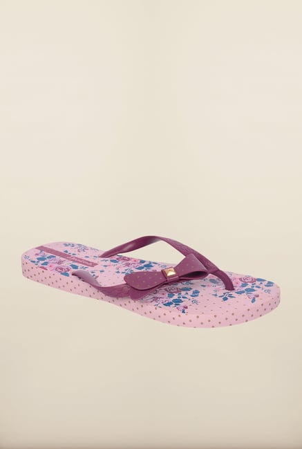 Ipanema Purple & Beige Flip Flops Ipanema Purple & Beige Flip Flops
