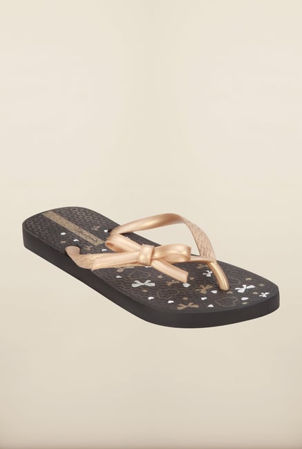 Ipanema Golden & Black Flip Flops Ipanema Golden & Black Flip Flops