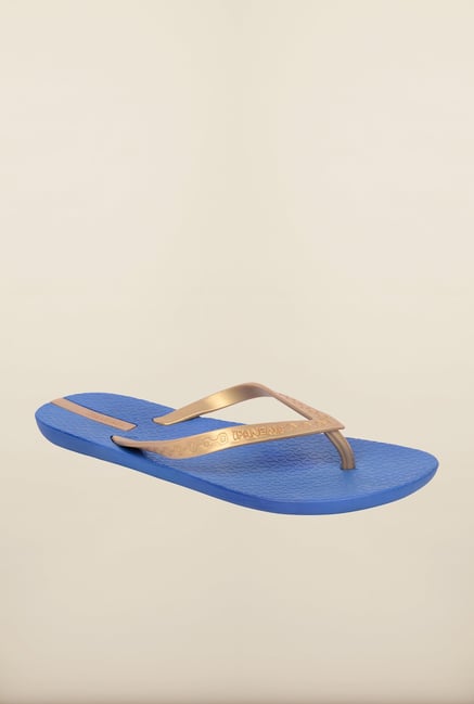 Ipanema Gold & Blue Flip Flops Ipanema Gold & Blue Flip Flops