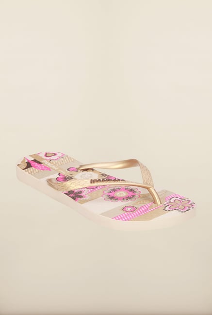 Ipanema Gold & Beige Flip Flops Ipanema Gold & Beige Flip Flops