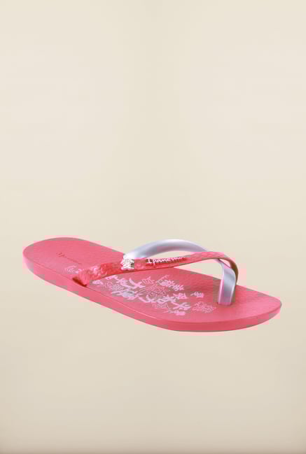 Ipanema Red & Silver Flip Flops Ipanema Red & Silver Flip Flops