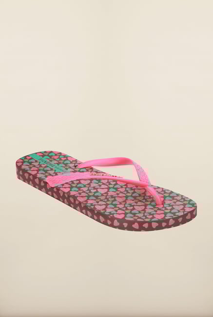 Ipanema Pink & Green Flip Flops Ipanema Pink & Green Flip Flops