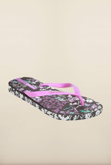 Ipanema Lilac & Black Flip Flops Ipanema Lilac & Black Flip Flops