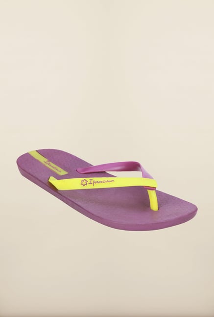 Ipanema Purple & Yellow Flip Flops Ipanema Purple & Yellow Flip Flops