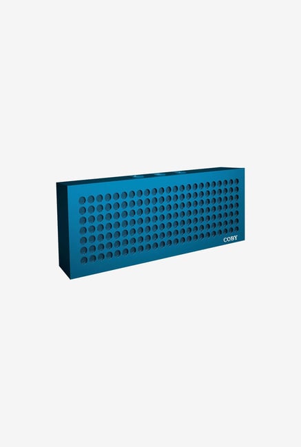 Coby Aluminum Brick Bluetooth Speaker (Blue) Coby Aluminum Brick Bluetooth Speaker (Blue)