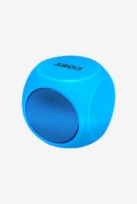 Coby CSBT-314-BLU Cube Mini Bluetooth Speaker (Blue) Coby CSBT-314-BLU Cube Mini Bluetooth Speaker (Blue)