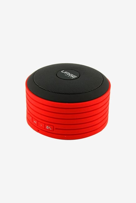 Urge Basics Bluetooth Speaker (with Built-in Mic Red/Black) Urge Basics Bluetooth Speaker (with Built-in Mic Red/Black)