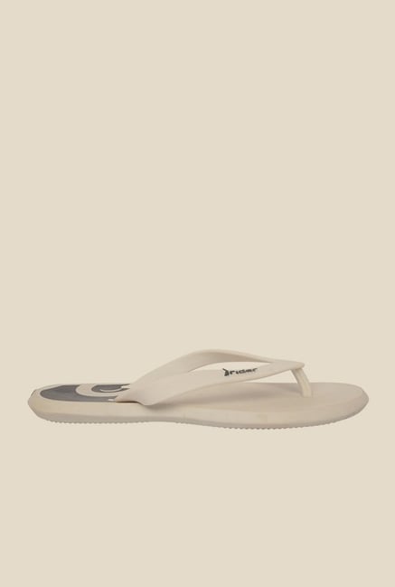 Rider Beige & Black Thong Flip Flops Rider Beige & Black Thong Flip Flops