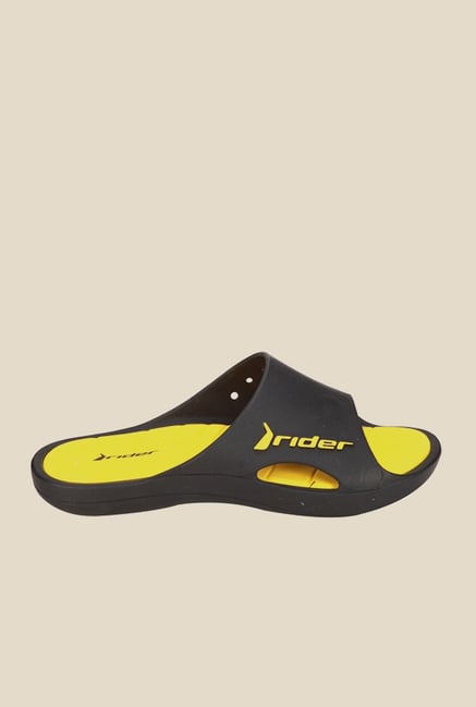 Rider Black & Yellow Flip Flops Rider Black & Yellow Flip Flops