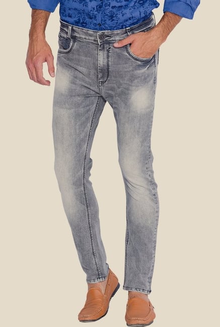 Mufti Grey Acid Washed Jeans Mufti Grey Acid Washed Jeans