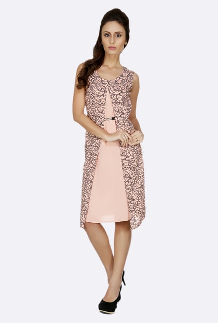 109 F Pink Printed Dress 109 F Pink Printed Dress