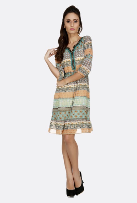 Fusion Beats Multicolor Printed Dress Fusion Beats Multicolor Printed Dress