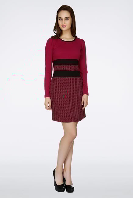 109 F Pink Printed Dress 109 F Pink Printed Dress