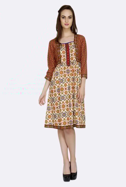 Fusion Beats Multicolor Printed Dress Fusion Beats Multicolor Printed Dress
