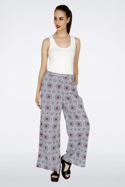Fusion Beats Multicolor Printed Palazzos Fusion Beats Multicolor Printed Palazzos